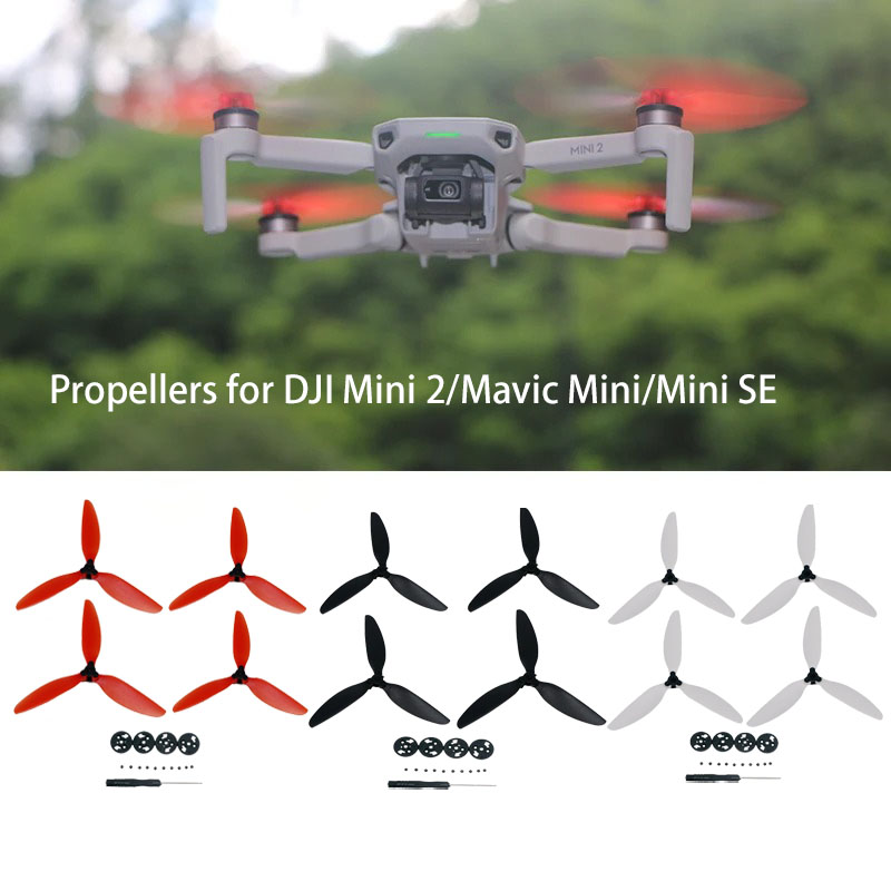 Drone Rc Dji - Hélice de três lâminas para dji