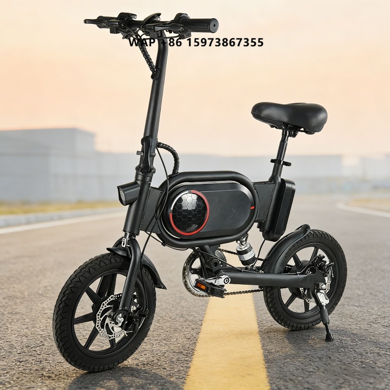 Brushless Motor - Bicicleta Elétrica Dobrável de 14 Polegadas