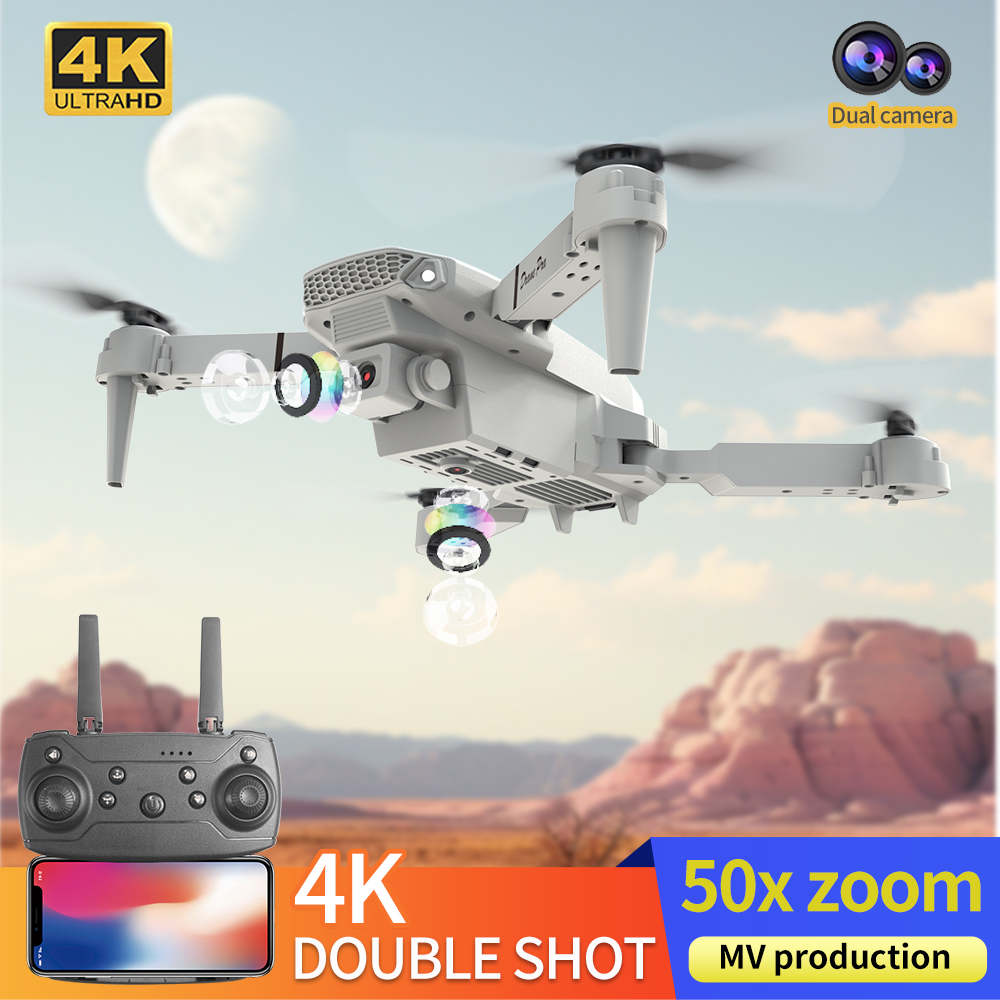 2026 NOVO E88 Drone RC Profiss - Drone Rc Helicopter With Camera avaliação e preço