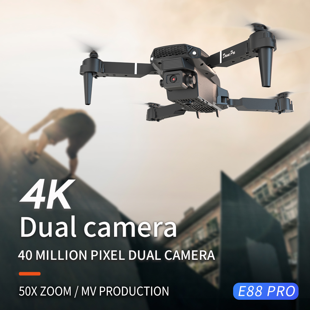 2026 NOVO E88 Drone RC Profiss - Drone Rc Helicopter With Camera avaliação e preço
