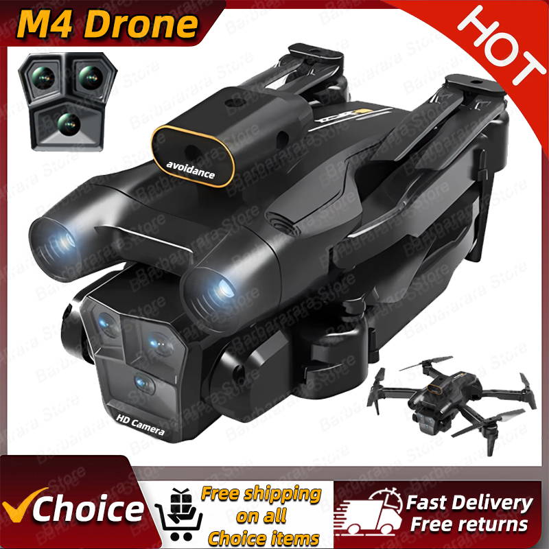 Novo Drone M4 4K Profissional  - Drone Rc Helicopter With Camera avaliação e preço