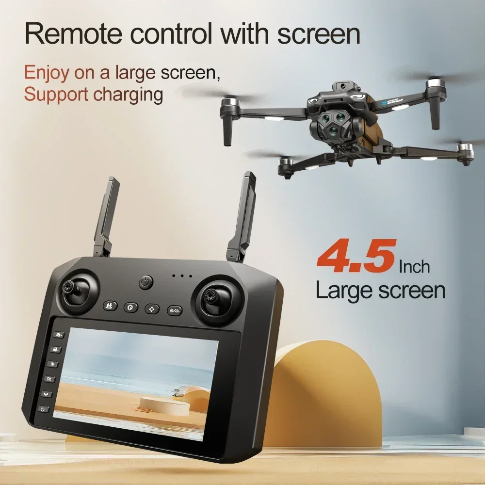 2025 novo drone m33 rc 4k prof - Drone Rc Helicopter With Camera avaliação e preço