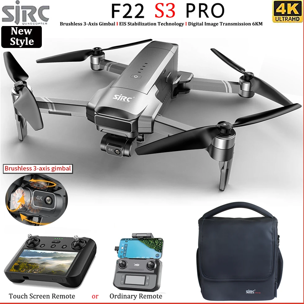 Drone SJRC F22 S3 PRO com Câme - Drone F22 Rc avaliação e preço