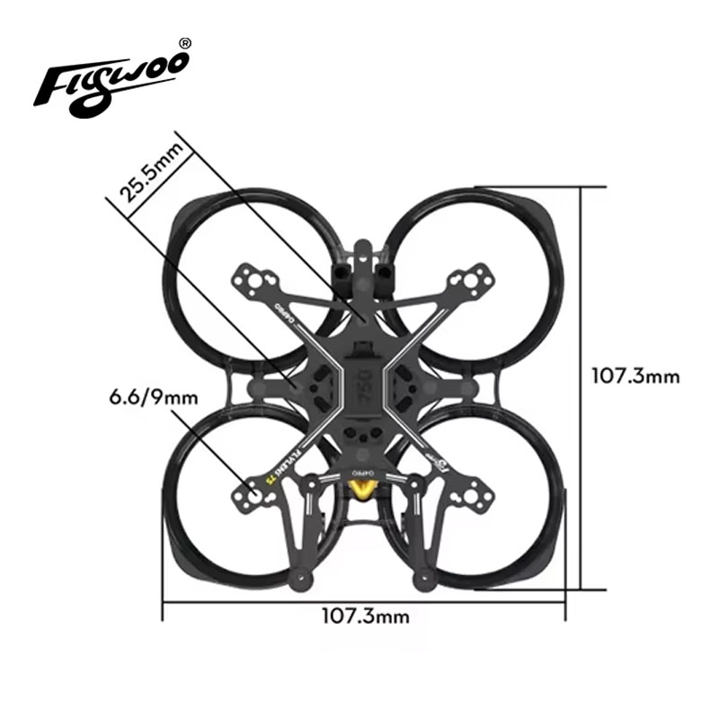 Kit de Quadro Flywoo Flylens 7 - Fpv Racing Motor avaliação e preço