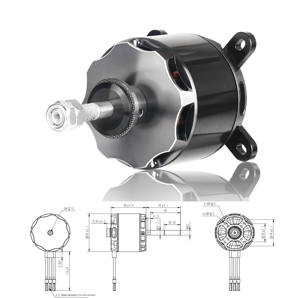 Lj5330 motor sem escova kv220  - Brushless Motor avaliação e preço