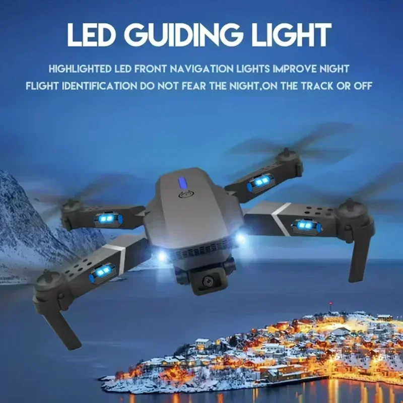 E88 pro wifi fpv drone grande  - Drone Rc Helicopter With Camera avaliação e preço