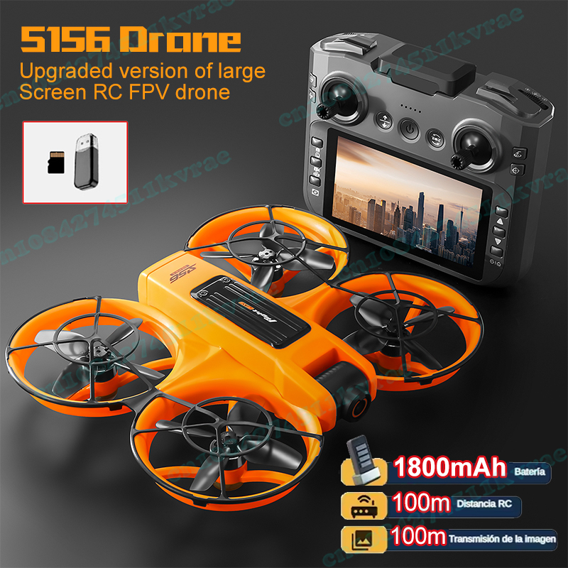 S156 FPV Drone 4K Câmera HD 18 - Drone Vs Rc Helicopter avaliação e preço