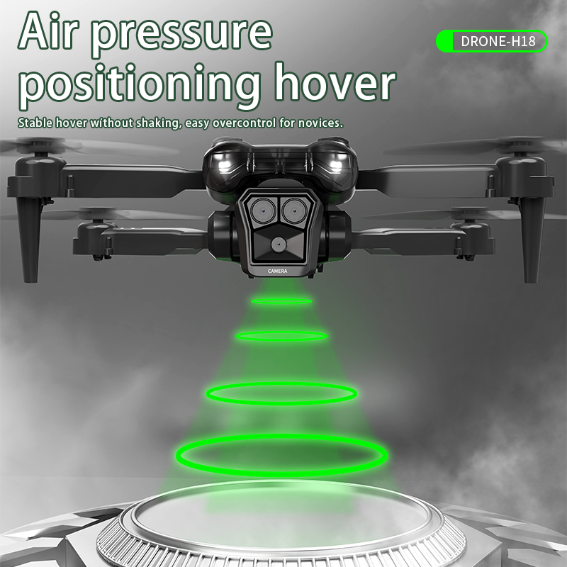 H18‑2 Drone RC dobrável com câ - Drone Rc Helicopter With Camera avaliação e preço