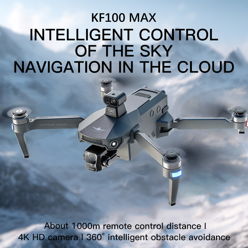 Kf100 max gps drone 4k câmera  - Drone Rc Helicopter With Camera avaliação e preço