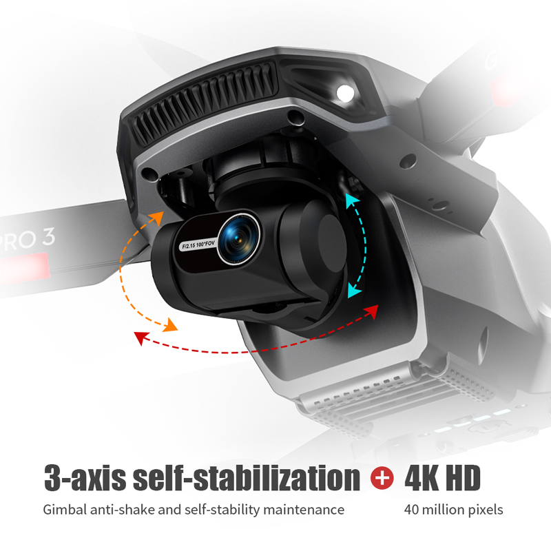 L106 Pro 3 Drone 5G WIFI FPV D - Drone Rc Helicopter With Camera avaliação e preço