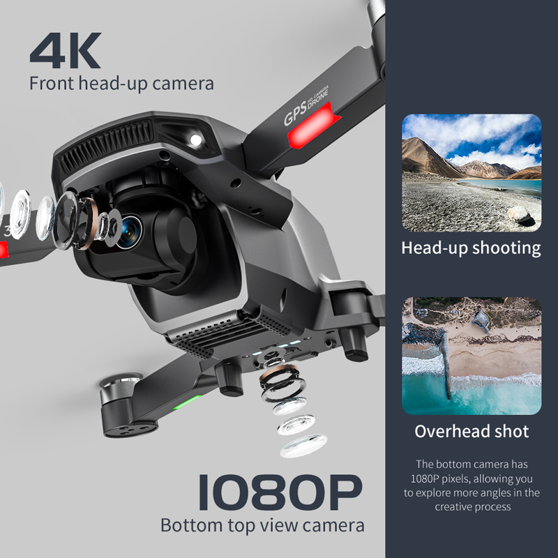 L106 Pro 3 Drone 5G WIFI FPV D - Drone Rc Helicopter With Camera avaliação e preço