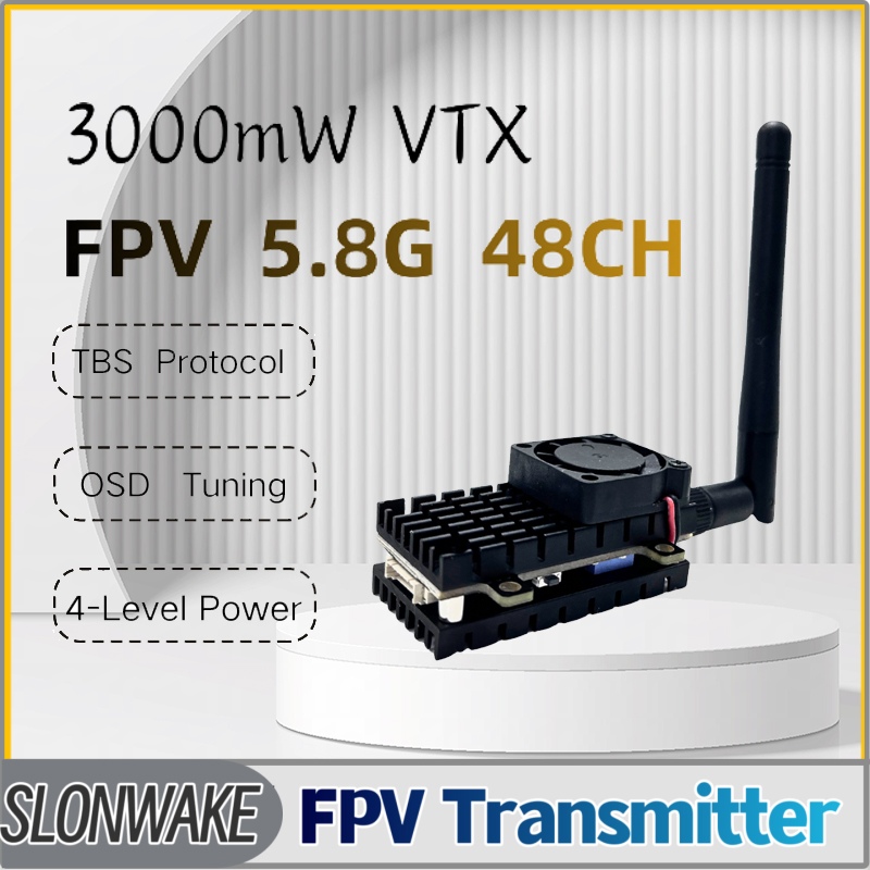 SLONWAKE 5.8G 3000mW Simulação - Rc Airplane Drone avaliação e preço