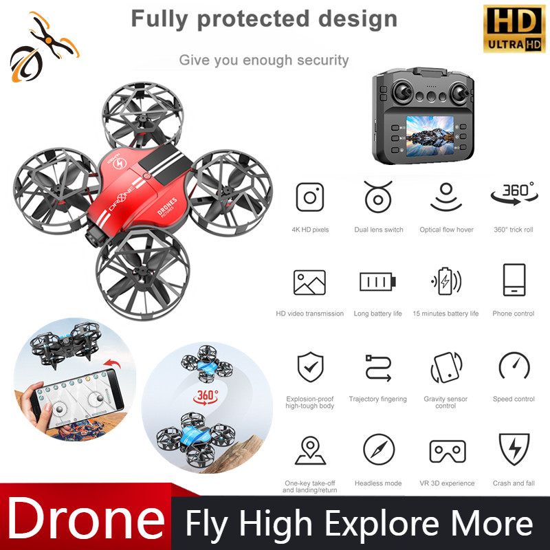 NEW Mini Drone 812PRO professi - Drone Rc Helicopter With Camera avaliação e preço