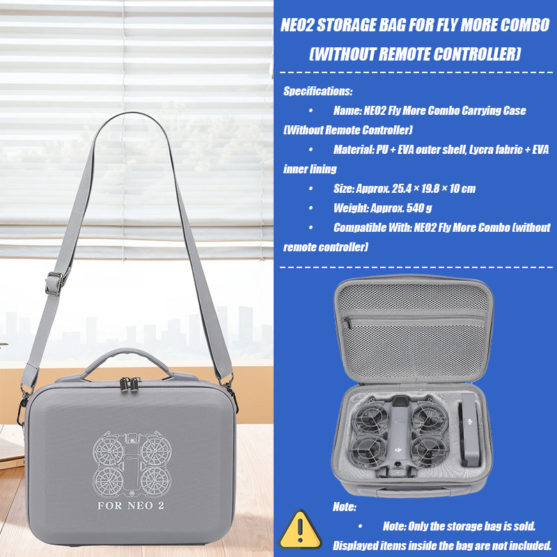 Bolsa de Ombro Portátil em PU  - Drone Dji Rc N3 avaliação e preço