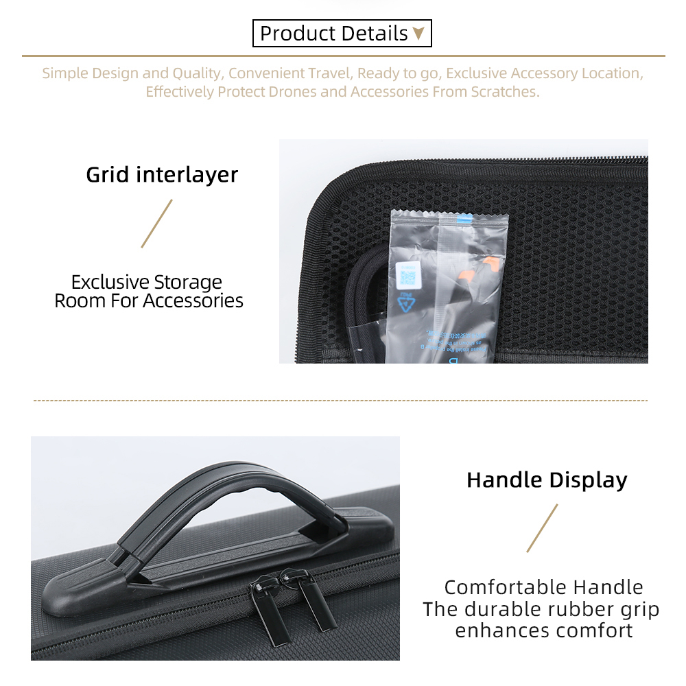 Bolsa de armazenamento para DJ - Drone Dji Rc N3 avaliação e preço
