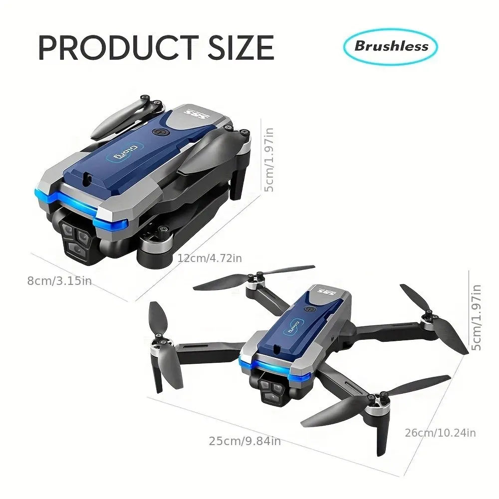 Dobrável RC S8S GPS Drone, 5G  - Drone Rc Helicopter With Camera avaliação e preço
