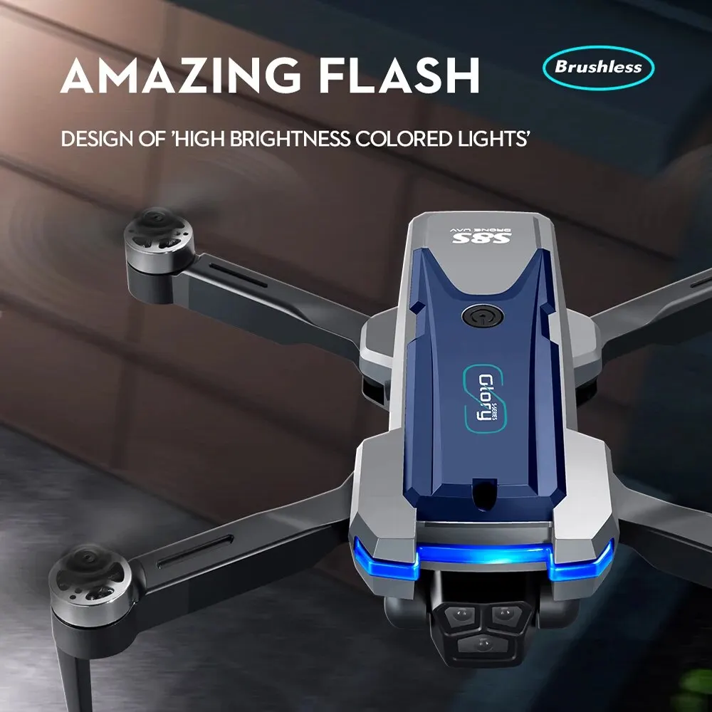 Dobrável RC S8S GPS Drone, 5G  - Drone Rc Helicopter With Camera avaliação e preço